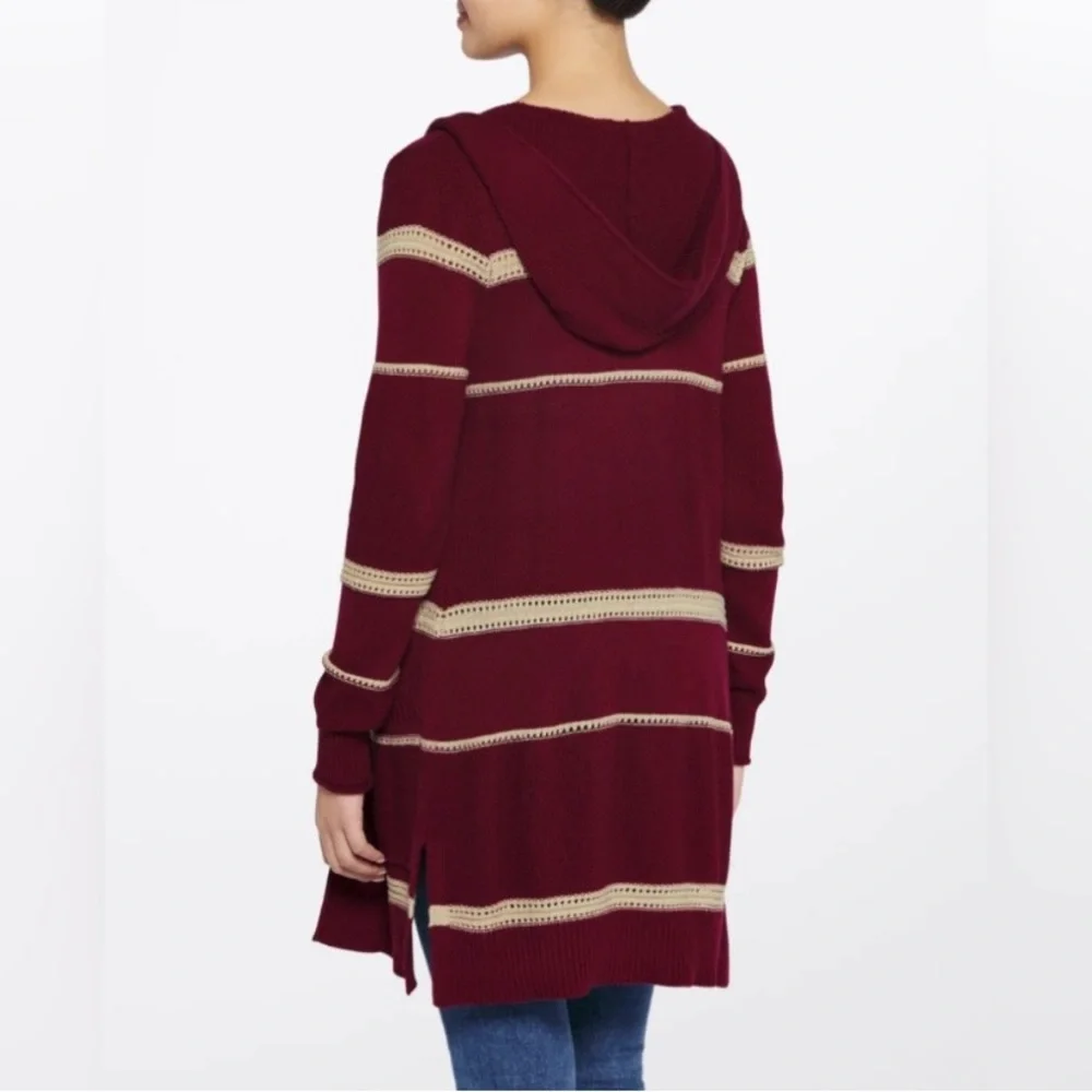 Lety and Me Knitted Hooded Cardigan Size Medium NWOT - Picture 2 of 9